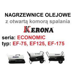 <b>NAGRZEWNICE OLEJOWE KERONA seria Economic EF</b>