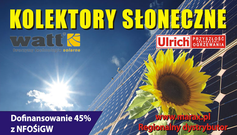 Kolektory słoneczne Kraków - WATT - przedstawiciel regionalny