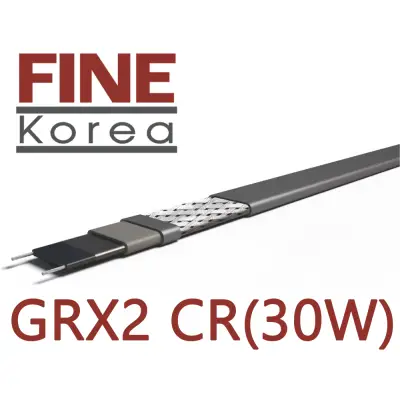 Samoregulujący kabel grzewczy FINE KOREA GRX2 CR 30 moc: 30W/mb, odladzanie: dachy, rynny, spusty - odporny na UV