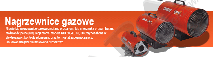 Nagrzewnice gazowe Munters Sial Kraków marax